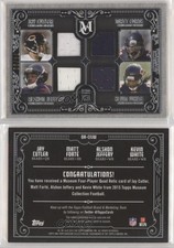 2015 Museum Collection Combo Quad Relics /99 Kevin White Matt Forte Rookie RC