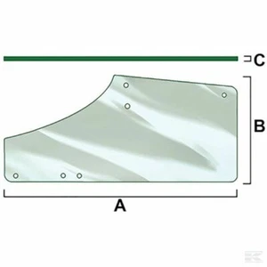Türscheibe links passend zu John Deere 6000 6010 6820 6510- 6930 L169102 L213354 - Bild 1 von 1