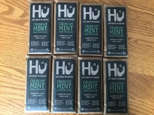 lot of 8 bars hu vegan paleo dark chocolate crunchy mint bb 10/26 - Picture 1 of 1