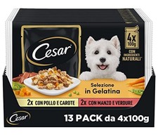 Cesar Le Delizie del Giorno Selezione in Gelatina 13 Da 4 x...