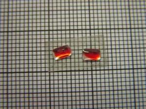 ART04372R - 2 phares rectangle rouge - Artisan32 - 1/32 - Bild 1 von 1