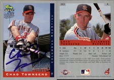 Chad Townsend Signed 1993 Classic Best #263 Card Columbus Redstixx Auto AU