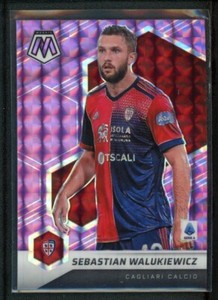 2021-22 SEBASTIAN WALUKIEWICZ 34/49 PANINI MOSAIC SERIE A PURPLE