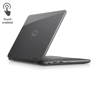 New Dell 11.6" Inspiron Intel N3710 4G RAM 500GB HDD Touch 2-in-1 Notebook(Gray) - Image 1 of 4