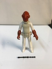 Near Mint! Admiral Ackbar Complete Vintage Star Wars 1982 Figure Hong Kong