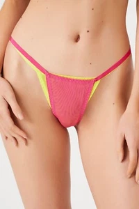 Forever 21 NWT Dual Mesh G-String Thong Panties - Picture 1 of 4