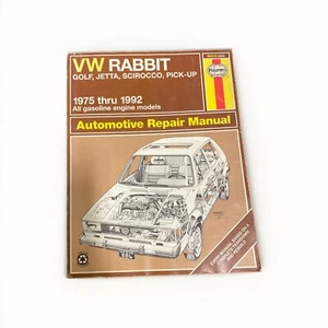 Haynes Repair Manual VW Rabbit Golf Jetta Scirocco Pick-up 1975-1992 #884 - Picture 1 of 2