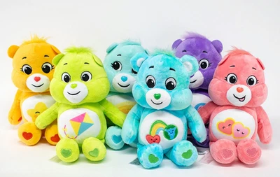 Care Bears Lot of 6 10" Plush * Wish * Share * Love * Laugh * Care * Best * - Image 1 of 4