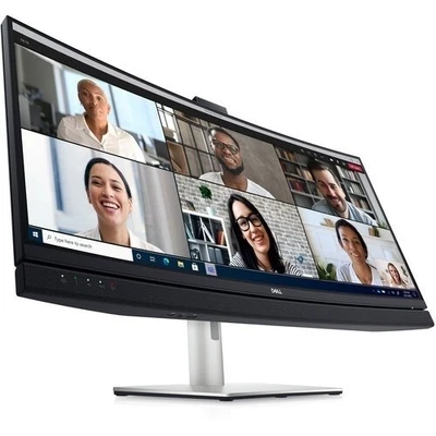 DELL C3422WE 34" Curved Video Conferencing Monitor WebCam IPS WQHD - Image 1 of 4