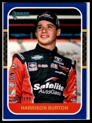 Harrison Burton 2020 Donruss Racing #108/199 - Image 1 of 2