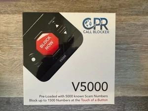 CPR V5000 Call Blocker for Landline Phones - Block All Robo & Spam Calls - NEW - Photo 1/4