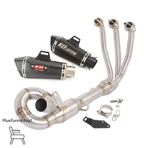 For CF-Moto 675SS 675SR 2024 2025 675NK Full Exhaust Kit Header Pipe 2'' Muffler - Picture 1 of 11