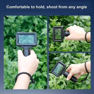 Handle Grip For DJI Action 5pro /2/3/4 Quick-Release Extension Mount with Strap - Picture 1 of 9