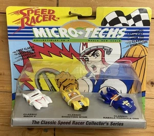 Juguete de colección Ace Micro-Techs Speed Racer Mach V Shooting Star Kabala 1994 NUEVO - Imagen 1 de 15