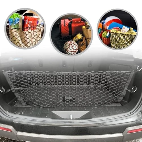 Stretchable Truck Bed Cargo Net for Chevrolet Equinox 2010-2017 4x4–7x7 ft with Foto 1 de 4