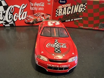 ActionRCCA 1/24 Dale Earnhardt #3 1998 Coke Monte Carlo Clear Window Bank - Image 1 of 4