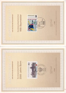 Bundesrepublik ETB 3 & 4/1989  Bonn/Baumeister - Picture 1 of 1