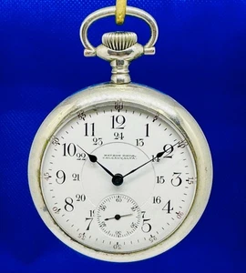 🔥Waltham Appleton Tracy RR Grade PREMIER MOVEMENT Private Label Pocket Watch🔥 - Picture 1 of 11