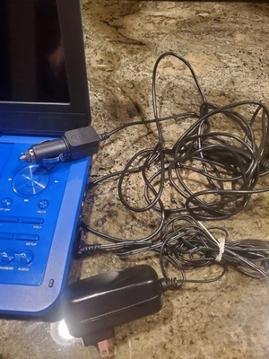 DBPOWER 12" Portable DVD Player - Blue (DPMP0605) - Image 1 of 3