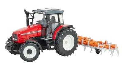 BRITAINS, MASSEY FERGUSON 6290 avec chisel, échelle 1/32, BRI43335 - Photo 1/4