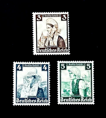 GERMANY Stamp Lot - 1935 German Emergency Costume Semi Postal MH  r47🔥 - Image 1 of 2