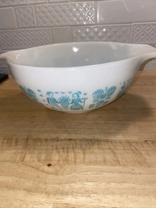 Vintage Pyrex Amish Butter Print #443 Nesting Bowl 2-1/2 Quart 1950's - Picture 1 of 6