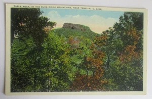 Vintage 1910er Postkarte von Table Rock in den Blue Ridge Mountains in der Nähe von Tenn-NC Line - Bild 1 von 2
