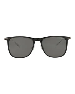 Montblanc Hombres Cuadrado/Rectángulo Negro Gris Rutenio Moda Diseñador Gafas - Imagen 1 de 4