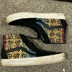 Vans Sk8-Hi Dia de Los Muertos Day Of The Dead Sneaker Herren 8 Damen 9,5 Original - Bild 1 von 9