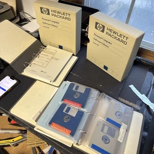 Hewlett Packard Vintage Personal Computer Software Library Series 100 W Disks - Picture 1 of 9