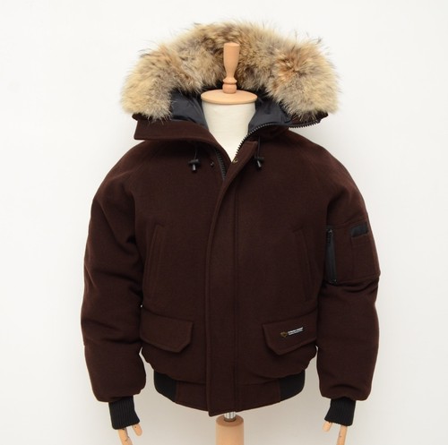 Autentico Giubbotto Uomo Canada Goose Chilliwack Lana Bomber Piumino Taglia L