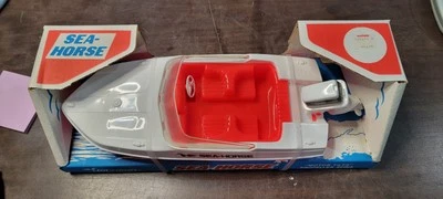 Processed Plastic Co. Johnson Outboards Sea-Horse speed boat - Original Package - Image 1 of 4