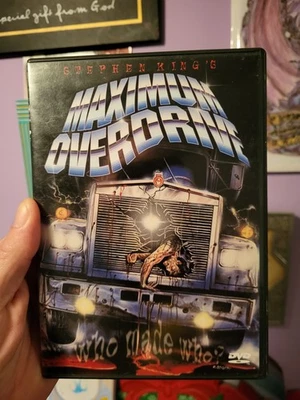 Maximum Overdrive Dvd (1986) With Insert Anchor Bay Release 2001 (Rare OOP)  - Image 1 of 4