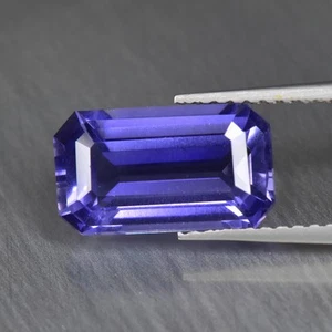 Octagan_sin tratar AAA color azul intenso iolita natural de Sri Lanka de 2,74 quilates - Imagen 1 de 1