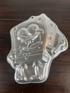 Vintage Wilton Sponge Bob Square Pants Cake Pan Mold Metal 2002  - Picture 1 of 4