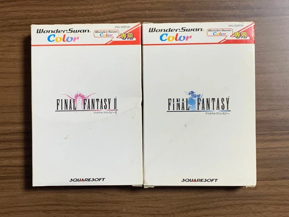 Final Fantasy I & II Set for WonderSwan Color Japan SQUARESOFT Complete Boxed - Image 1 of 4