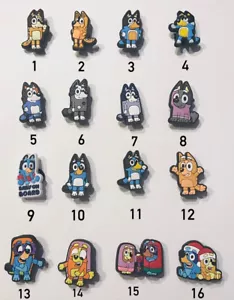 Bluey Family & Friends Croc Charms YOU CHOOSE NEW! - Picture 1 of 2