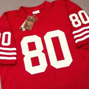 New Mitchell & Ness Jerry Rice San Francisco 49ers Red Legacy Jersey Sz XL $160 - Picture 1 of 14