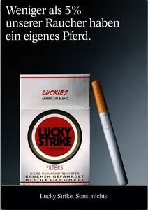 Lucky Strike Zigaretten Werbepostkarte BS22 - Bild 1 von 2