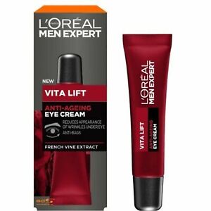 L'Oréal Paris Men's Expert Vita Lift Anti-Ageing Eye Cream, 15ml