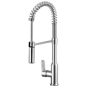 Modern Spring-Type Kitchen Faucet LK18C Chrome - Picture 1 of 1