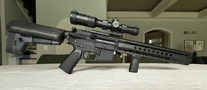 Krytac Warsport LVOA-C Black AIRSOFT Rifle with Cosmetic Upgrades - Picture 1 of 5