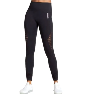 Gymshark Energy 无痕紧身裤蓝色激光切割锻炼裤尺寸 S 无标签 — 第 1/4 张图片