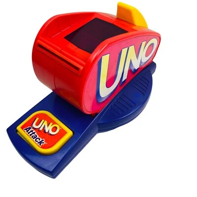 Vintage 1998 Mattel UNO Attack Card Game Automatic Shuffler Toy - TESTED - Image 1 of 3