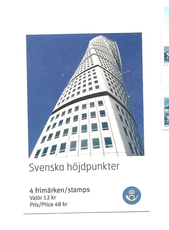 Sweden Scott 2617e Architecture booklet Mint NH 2021 cv $11.00         wb - Image 1 of 1