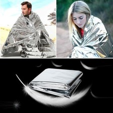 Outdoor Survival Emergency Mylar Waterproof Sleeping Bag Foil Thermal Blanket
