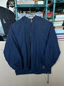 Vintage Abercrombie & Fitch Men's 1/4 Zip Jacket Windproof Waterproof Coat Large - Picture 1 of 22