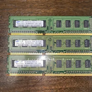 Samsung 3GB PC3-10600 DDR3 RAM M378B2873FH0-CH9 & M378B2873EH1-CH9 Upgrade - Picture 1 of 2