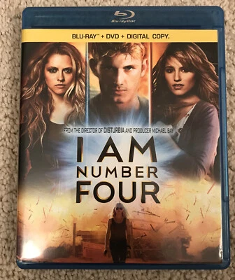 I Am Number Four (Blu-ray/ DVD, 2011, 3-Disc) Alex Pettyfer, Timothy Olyphant - Image 1 of 4