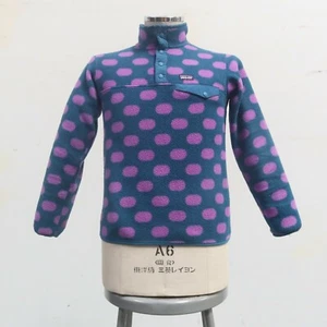 Patagonia Lightweight Synchilla Fleece Snap-T Pullover Girls Sweater 65545 - Picture 1 of 11